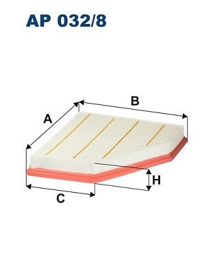FILTRON AP032.8 Hava Filtresi Bmw B48 B58 F20 F30 F21 F22 F23 F32 F33 F34 F36