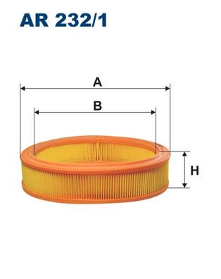 FILTRON AR232.1 Hava Filtresi Albea-Doblo-Palio-Punto 01> 1.2 8v