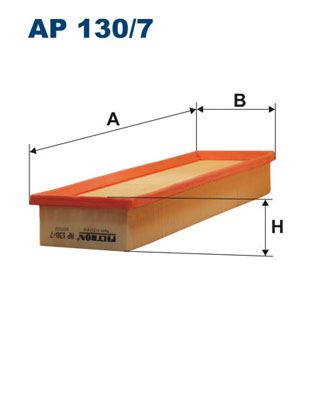 FILTRON AP130.7 Hava Filtresi Partner-Berlingo 96 > P207 06 > C2-C3 09 > 1.1-1.4-1.4i