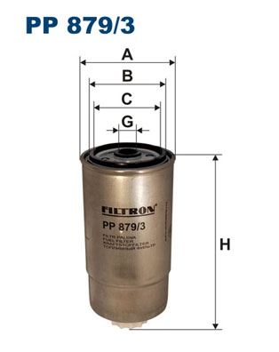 FILTRON PP879.3 Yakit Filtresi Iveco Daily 99-06 Wk854.2 Jeep Cherokee Kj 2.8 Crd 4x4 04-08