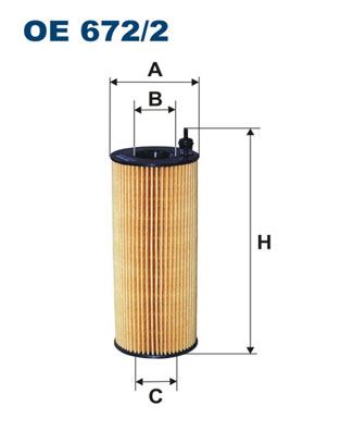 FILTRON OE672.2 Yag Filtresi Bmw N47 E81 E82 E87 E88 E90 E60 F10 F01 E84 E83 E70 E71 F15 F16