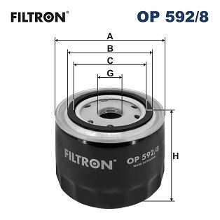 FILTRON OP592.8 Yag Filtresi Ducato Iii Iveco Daily 2.3jtd 06> Karsan J10 Jest 2.3jtd 13> E4 E5