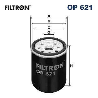 FILTRON OP621 Yağ Filtresi Fiat Sedici 1.6 16v 06 > Subaru Justy Ii 1.3 96 > Suzuki Grand Vitara-Ignis-Jimny-Samur
