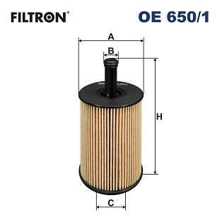 FILTRON OE650.1 Yağ Filtresi T5-T4-Passat-Polo-Bora-Golf-Jetta-Touran-Tiguan-Cordoba-Leon-Ibiza-Toledo-Caddy