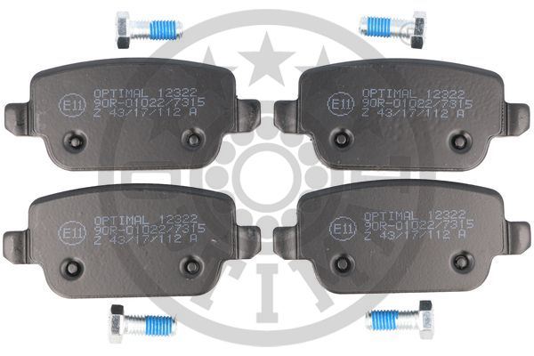 OPTIMAL BP-12322 Arka Fren Balatasi S80 Ii 06> S80 07> V70 06> V70 07> Xc70 06> Freelander 2 2.2
