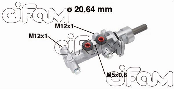 CIFAM 202768 Ana Merkezi Vivaro 1.9dti 01 >Trafic Ii 1.9-2.0 Absli 20.6mm