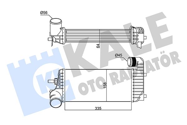 MAHLE CI245000S Turbo Radyatörü Ara Soğutucu Ford Focus-Cmax-Kuga-Connect 11> 1.5-1.6 Tdci
