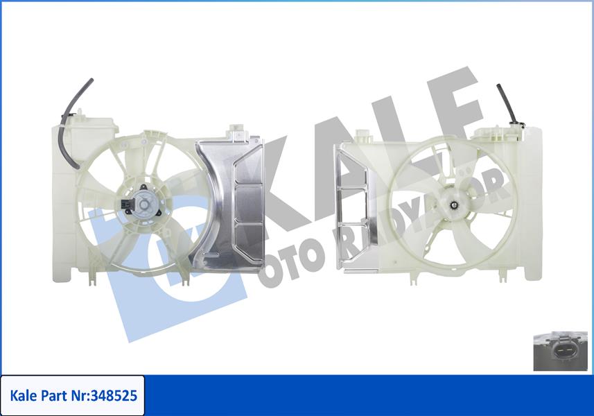 KALE-348525 Fan Motoru Yaris (Davlumbazli)