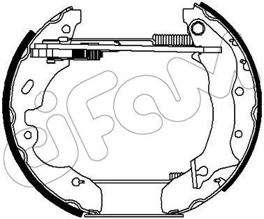 CIFAM 151261 Hizli Tamir Kiti Papuç Fren Silindiri Yaylar Ford Europe 4wd;2.5 İ 24v / Mondeo Ii Bap . Sw : 1.8