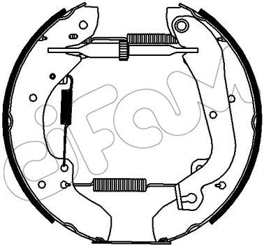 CIFAM 151377 Hizli Tamir Kiti Papuç Fren Silindiri Yaylar Ford Europe Granada Ii Gu . Sw : 1.7;1.9 D Exc. Sw ;