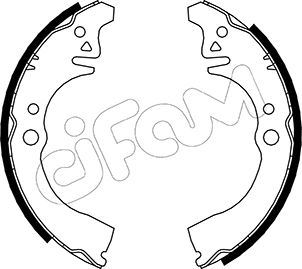 CIFAM 153035 Fren Pabucu Daihatsu / Bedford 8;1.0. 4wd / Rascal : 0.8. Pick Up;1.0 Bus. Pick Up;1.0. Pick Up / Si