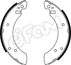 CIFAM 153104 Fren Pabucu Ford Europe Ii Ath : 1.3;1.3. Sw;1.6;1.6 Sport;1.8;1.8 Rs;2.0 Rs;2.0 Rs Heckantrieb /