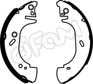 CIFAM 153123 Fren Pabucu Ford Europe Transit V E1 : 2.0;2.0 İ;2.0i;2.5 Di;2.5 Td;2.9 İ