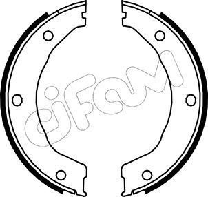 CIFAM 153145 Fren Pabucu Ford Europe İ 16v Xr3i. Cabrio. Sw;2.0 Rs. 4wd / Escort Vi Gal : 1.3. Sw;1.4;1.4. Cabr