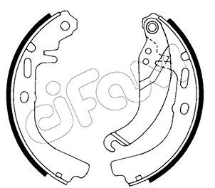 CIFAM 153304 Fren Pabucu Bedford / Opel Astra Van : 1.3. İ / Kadett D. Sw / Astra D : 1.0;1.2;1.2 Exc. Sw ;1.3;1