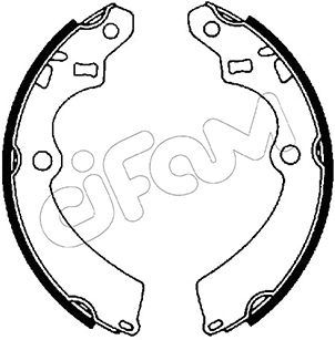 CIFAM 153394 Fren Pabucu Bedford / Opel / Suzuki Rascal : 1.0 Bus. Pick Up;1.0. Pick Up / Scurry Nb : 1.0 / Sup