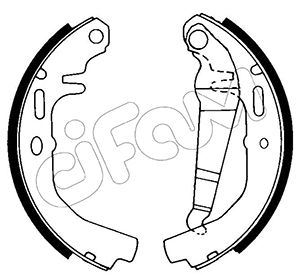 CIFAM 153612 Fren Pabucu Saab / Bedford / Opel / Cavalier I : 1.2;1.3;1.6 / Chevanne : 1.2 / Manta A : 1.2;1.6 /
