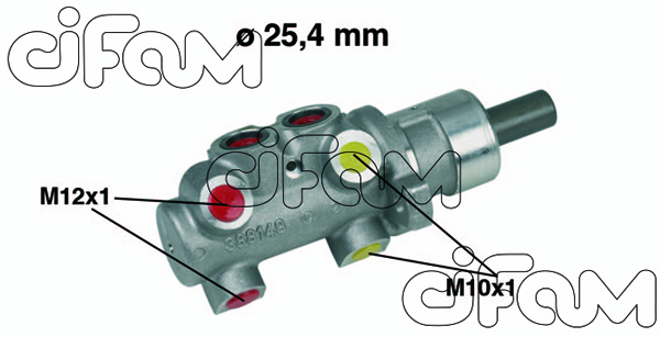 CIFAM 202268 Fren Ana Merkez Ford Europe Mondeo I Gbp . Sw : 1.6i 16v;1.8 İ 16v;1.8 İ 16v. 4wd;1.8 Td;2.0 İ 16v.