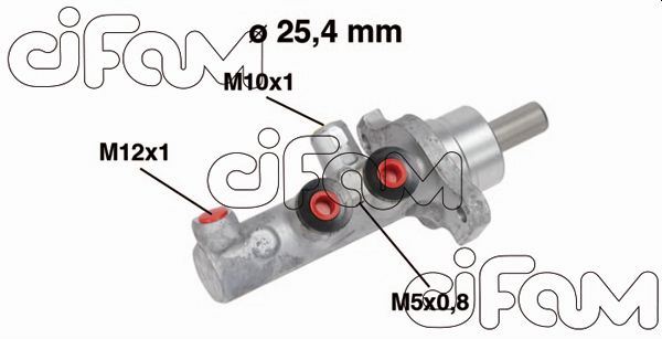 CIFAM 202570 Fren Ana Merkezi 25.4mm Opel Astra H 04>14 Zafira B 07>15 Esp Hariç