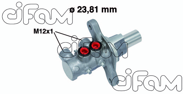 CIFAM 202700 Fren Ana Merkezi Opel Corsa D 06>14 Corsa E 14>19 Adam 12>19 Arka Disk Frenler İçin