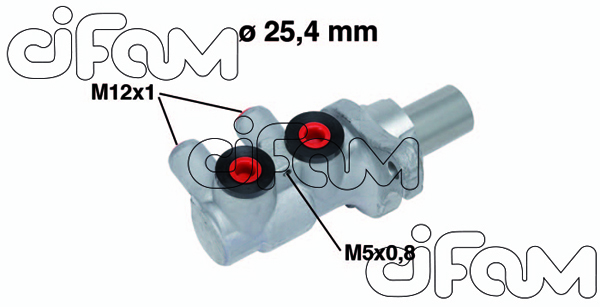 CIFAM 202716 Fren Ana Merkezi Opel Astra H 04> Zafira B 05> 25.4mm Esp Siz Araçlar İçin