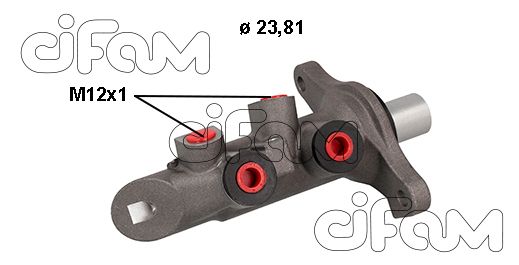 CIFAM 202876 Fren Ana Merkez Renault Grand Scenic Iii 09> Megane Iii 09> Scenic Iii 09> 23.81 Mm