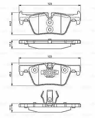 ICER 182049 Fren Balatasi Arka Bmw F20 F21 F22 F23 F30 F31 F34 F32 F33 F36