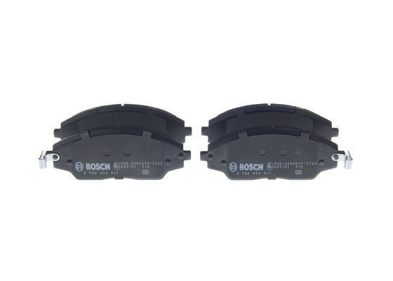 BOSCH 0986494917 Ön Balata Chevrolet Aveo Sedan 1.2-1.4-1.6-1.3d 11 > Aveo Hb 1.2-1.2 Lpg-1.4-1.6-1.3 11 > 14 Jant