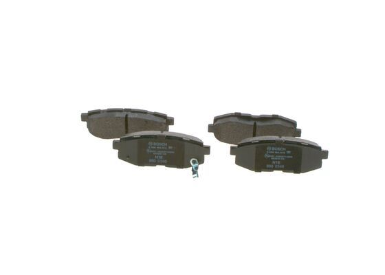 BOSCH 0986494876 Arka Fren Balata Subaru Forester 2.0l Ej20 X Sg 03-08 2.0l Ee20 Sj 13-> / Brz 2.0l Fa20 Zc6 12-> / Tribeca 3.0l Ez30 B9 05->