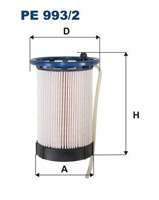 FILTRON PE993/2 Yakit Filtresi Vw Arteon Beetle Golf Sportsvan Golf Vii Jetta Iv Passat Scirocco Iii T-Roc Tiguan Ii Touran 5t Audi A3 Q2 Q3 8u Q3 F3 Seat Ateca Leon Iii Skoda Octavia Iii Kodiaq