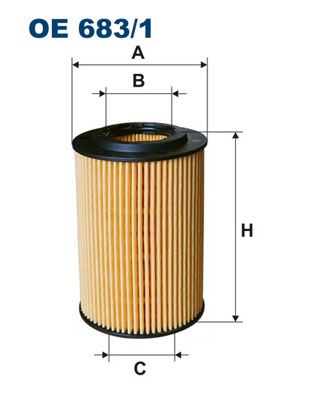 FILTRON OE683.1 Yağ Filtresi Civic 05> Accord 08> Crv 07> 2.2 İ-Dtec Dpf