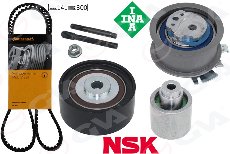 GVA 59T7513OE Triger Seti Passat-Jetta-Golf5-Octavia-Toledo-A3-A6 2.0 Tdi 2007-2011 Bkp-Bkd-Bre-Blb