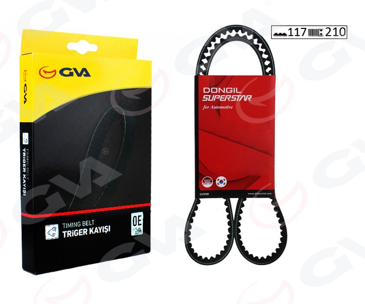 GVA 58117210 Triger Kayişi Eksantrik Kayişi Toyota Corolla 1.6l 4a-Fe Enjeksiyonlu Ae101 Ae111 92-00 117x210