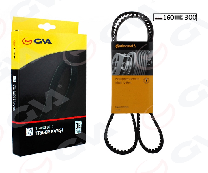 GVA 58160300 Triger Kayişi 160x300 Passat 2.0tdi 07 > Cbaa /Cbab /Cbac /Cbbb /Cbdc