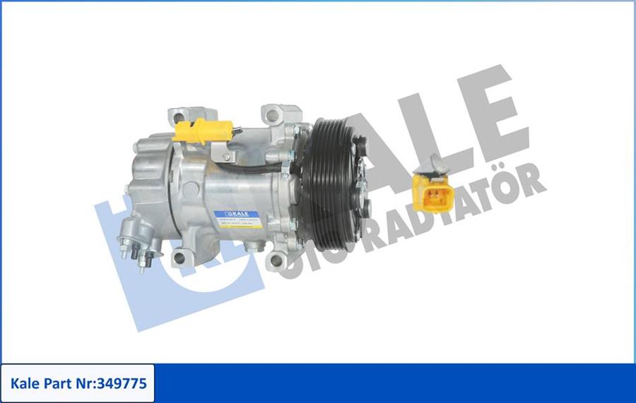 KALE 349775 Klima Kompresörü Berlingo-Partner 1.4-1.6 16v 96 >C2 1.4-1.6-1.6 Hdi 03 > 119mm