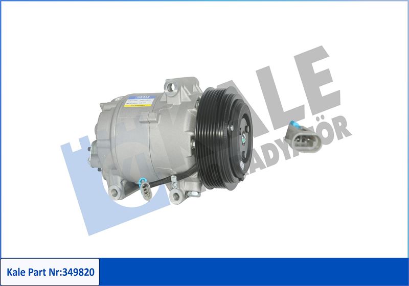 KALE 349820 Klima Kompresörü Mgn Ii-Grand Scenic Ii 1.9 Dci-2.0 Kng 1.9 Dci 04 >