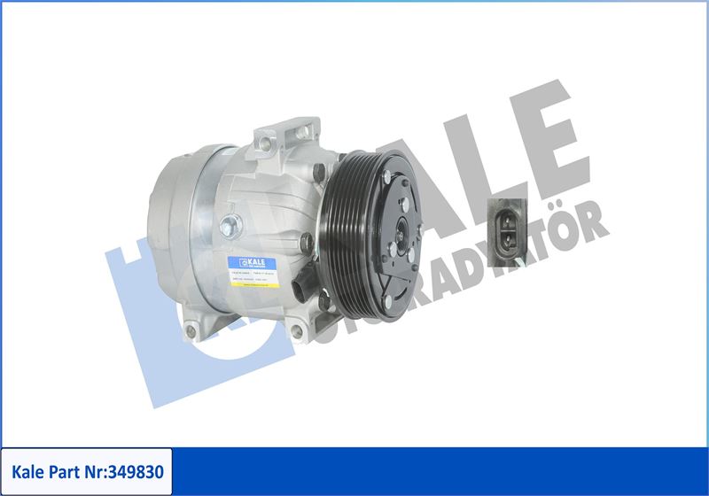 KALE 349830 Klima Kompresörü Renault Master Ii 01> Trafic Ii 06> Opel Movano A 01> Vivaro A 06> 2.2dci 2.5dci