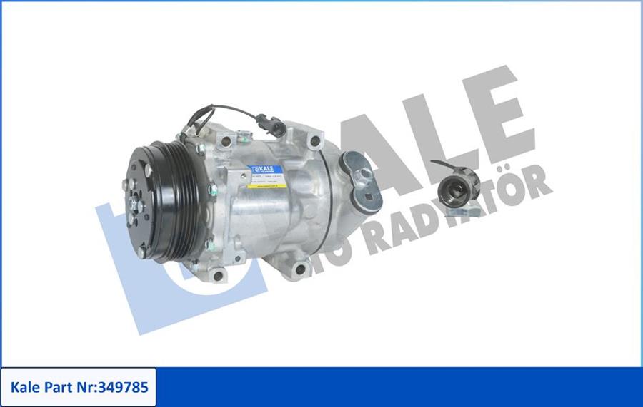KALE 349785 Klima Kompresörü Peugeot Boxer 06> Citroen Jumper 06> Fiat Ducato 06> Iveco Daily 06> 2.3d Mtj 3.0d Mtj -Hdi