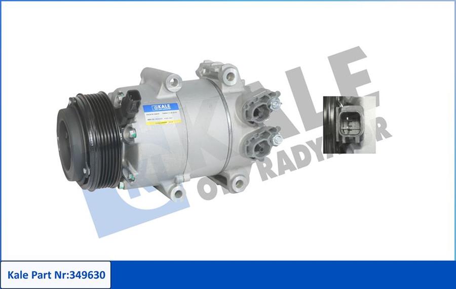 KALE 349630 Klima Kompresörü Ford Focus-Cmax-Fiesta 11> 1.5-1.6 Tdci
