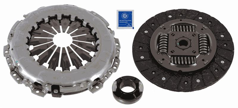SACHS 3000951556 Debriyaj Seti Baski Disk Bilya Hyundai Blue 1.6l Crdi 10-> / I20. I30 1.4l 1.6l Crdi 08-> / Kia Ca Rens. Soul 10->/ Rio. Venga 1.4l D4fc 10-> / Ceed 1.6l 6 Vites 10-> - Çelik Rulman
