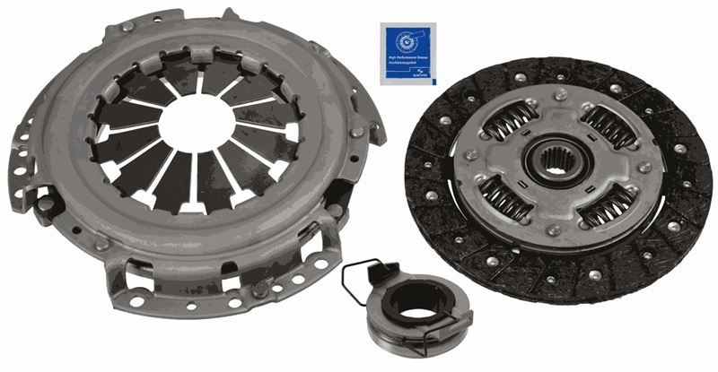 SACHS 3000951591 Debriyaj Seti Peugeot P107 05>14 Citroen C1 05>14 / Toyota Yaris 1.0l 1kr-Fe Ksp90 3 Silindirli Araç Lar İçin 06-> Manuel Vites
