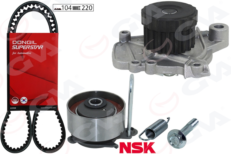 GVA 59WPK9221 Triger Kayiş Seti Eksantrik Seti Devirdaimli Honda Civic 1.4l D14z6 1.6l D16v1 D16w7 Vtec Ep Es Eu 01-05