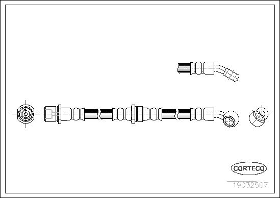 CAVO C901410A Fren Hortumu Arka Sağ Subaru Forester Sf 2.0 Awd Sf5 98-05