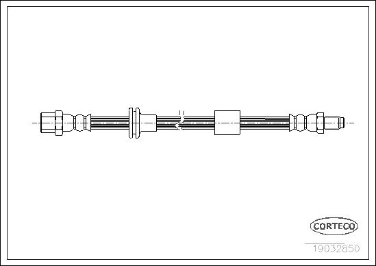 CORTECO 19032850 Fren Hortumu On Mercedes S-Class W140 91>99