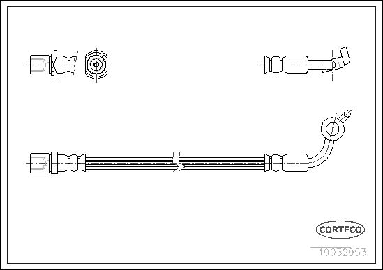 CORTECO 19032953 Fren Hortumu