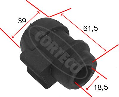 CORTECO 80001465 Viraj Demir Lastigi Renault Megane I 96>03 1.4 1.6 Clio Ii 98> 2.0 16v