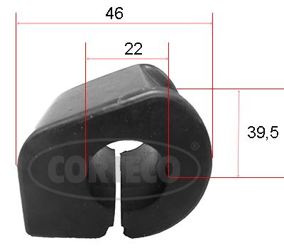 CORTECO 49371815 Stabilizatör Yataklama