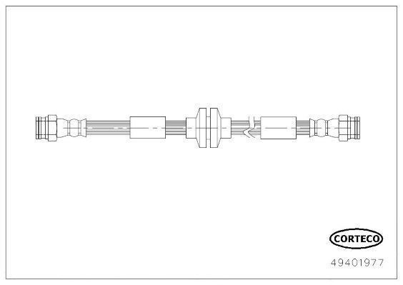 CAVO C901772A Fren Hortumu Ön Alfa Romeo 159 05-12