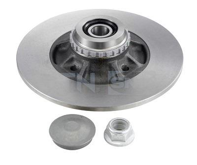 SNR KF155105U Fren Diski Arka Renault Clio Ii 98>05 Megane I 96> R19 238x8x7mm Rulmanli Abs Sensörlü