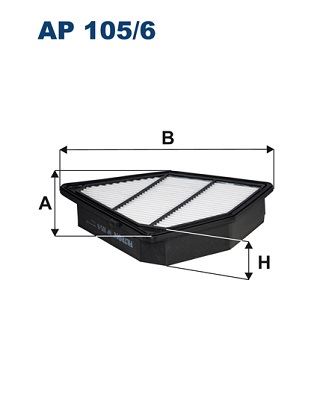 FILTRON AP105.6 Hava Filtresi Honda Cr-V 1.6l N16a2 N16a4 İ-Dtec Dizel Re6 Kasa 4x4 13->